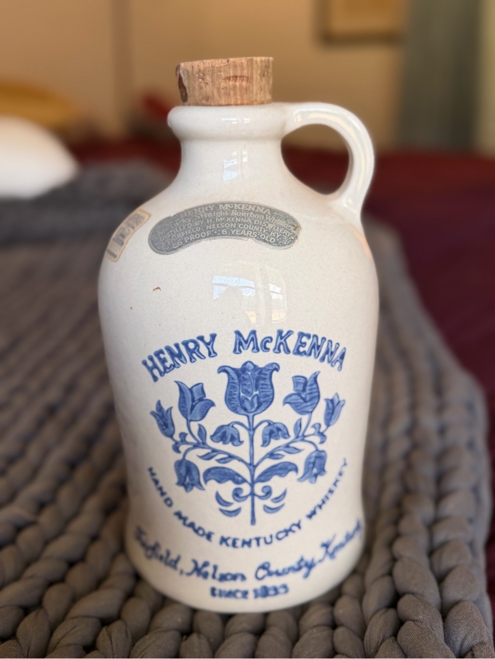 Henry McKenna Ceramic Whiskey Jug